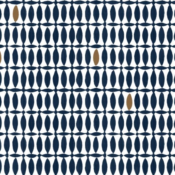 Olive leaf french navy & caramel
